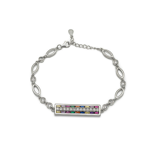 Silver Colour Tray Bracelet