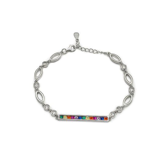 Silver Colour Candy Bracelet