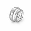 Silver Better Half Couple Rings