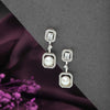 Silver Precious Pearl Earrings