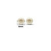 Silver Creame Pearl 6mm Earring