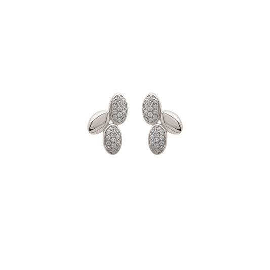 Silver Jasmine Earrings