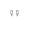 Silver Abstract Earrings