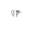 Silver Abstract Earrings