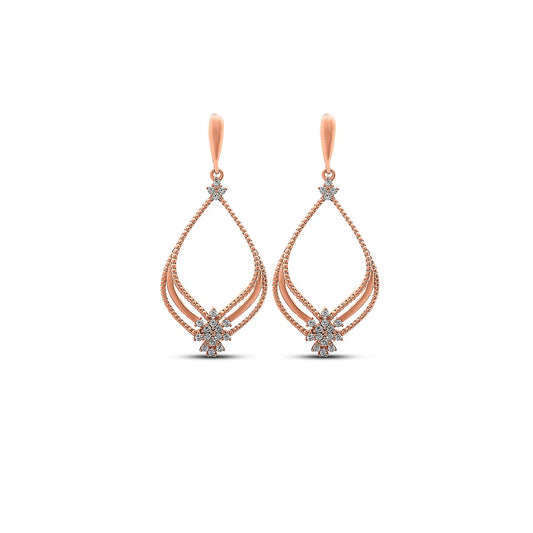 Rose Gold Bella Earrings