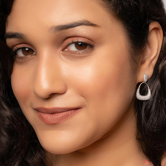 Rose Gold Luxe Earrings