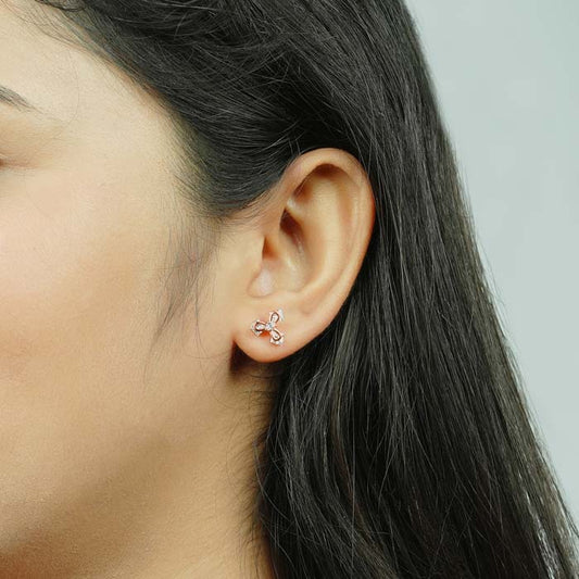 Rose Gold Triora Studs