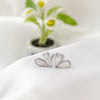 Silver Heart Lit Earrings