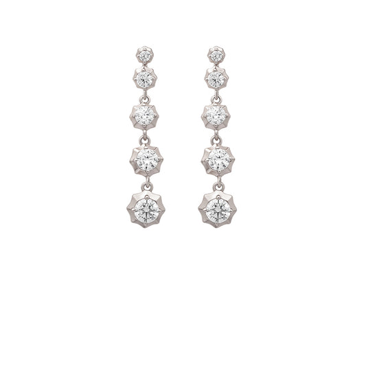 Silver Hanging Drop Earrings