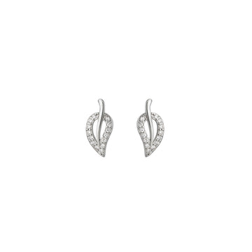 Silver Leafio Earrings