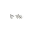 Silver Heartbeat Earrings