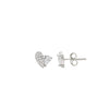 Silver Heartbeat Earrings