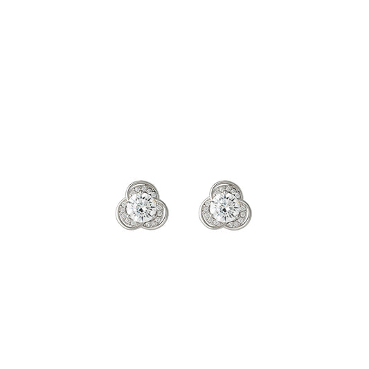 Silver Verdant Earrings