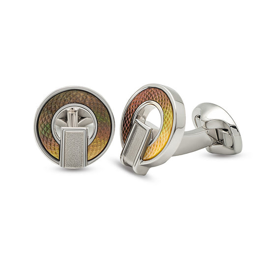 Silver Aurora Pearl (MOP) Limited Edition Cufflinks