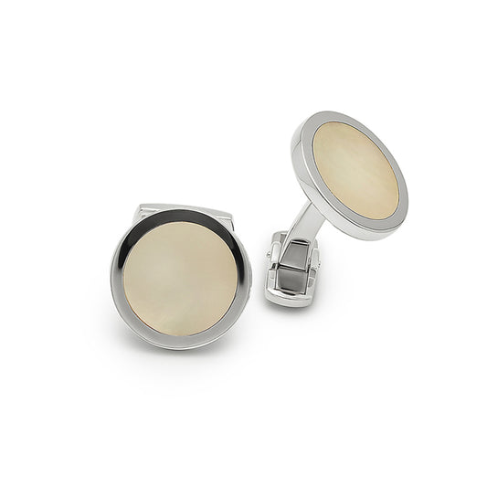 Silver Mother of Pearl Limited Edition Cufflinks