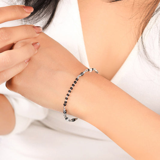 Silver Gentle Mangalsutra Bracelet