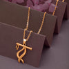 Rose Gold Baasuri Pendant with Chain