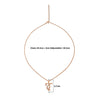 Rose Gold Baasuri Pendant with Chain