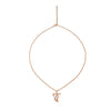 Rose Gold Baasuri Pendant with Chain
