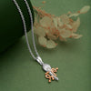 Two Tone Rose Gold Shree Pendant with Chain