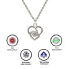 Silver Adore Me Pendant with Chain