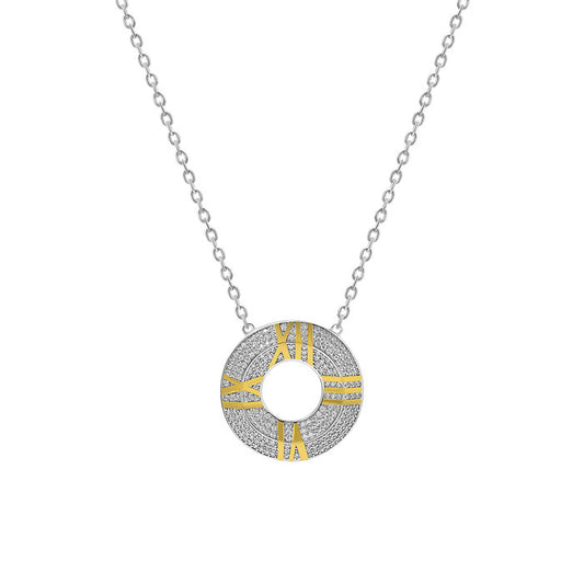 Silver Roman Culture Necklace