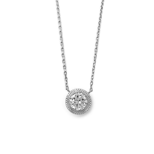 Silver Fairytail Necklace (5 in 1 Crystal)