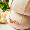 Rose Gold Lovebirds Necklace