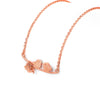 Rose Gold Lovebirds Necklace