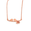 Rose Gold Lovebirds Necklace