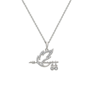 Silver Deity Spirit Pendant with Chain