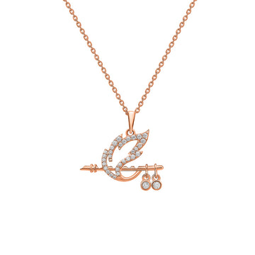 Rose Gold Deity Spirit Pendant with Chain