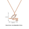 Rose Gold Deity Spirit Pendant with Chain