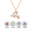 Rose Gold Deity Spirit Pendant with Chain