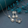 Silver Precious Pearl Set