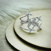 Silver Petal Heaven Ring