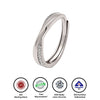 Silver Vintage Wheel Adjustable Ring