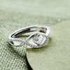 Silver Love Eye Ring
