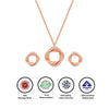 Rose Gold Allure Pendant Set