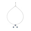 Silver Crystallex Necklace Set