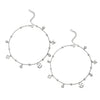 Silver Glory Star Pair of Anklets