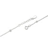 Silver Dangling Infinity Pair of Anklets