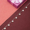 Silver Heartly Anklet