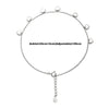 Silver Heartly Anklet