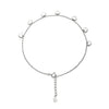 Silver Heartly Anklet
