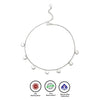 Silver Heartly Anklet