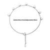 Silver Heartly Pair of Anklets