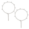 Silver Royal Crystal Pair of Anklets