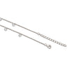 Silver Royal Crystal Anklet