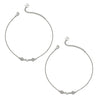 Silver Claire’s Pair of Anklets